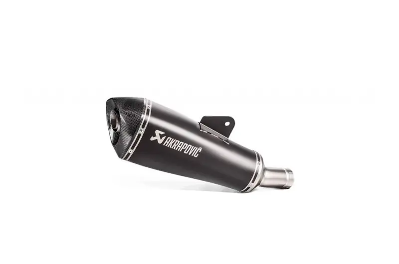 Silenciador de escape Akrapovic Titanio Negro | BMW R1200 R 2015-2017 De Moda