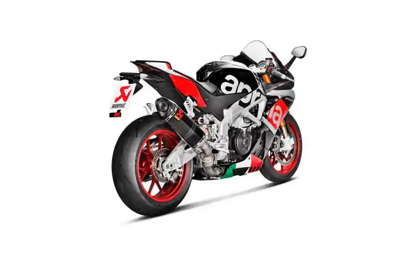 Mejor Calidad Silenciador de escape Akrapovic Carbono | Aprilia RSV4 2015-2016