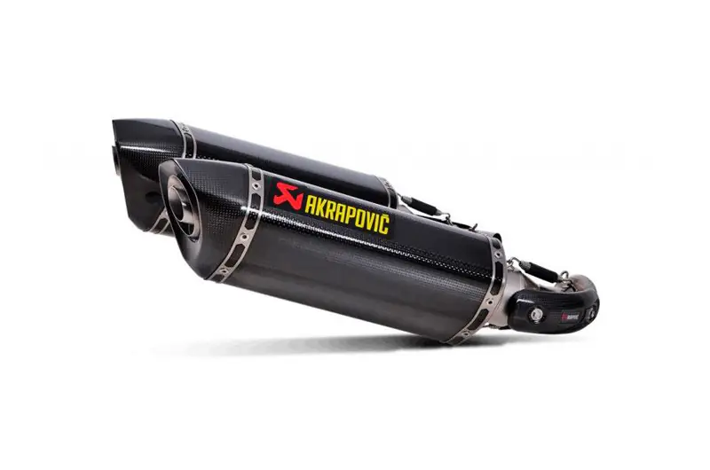 Doble silenciador de escape Akrapovic Carbono | Ducati Monster 696 2008-2014 Tendencia