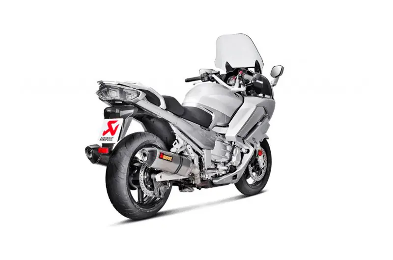 Doble silenciador de escape Akrapovic Titanio | Yamaha FJR 1300 2016-2017 Stock Limitado