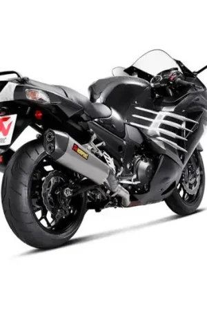 Doble silenciador de escape Akrapovic Titanio | Kawasaki ZX-14R 2012-2017 Marca Reconocida