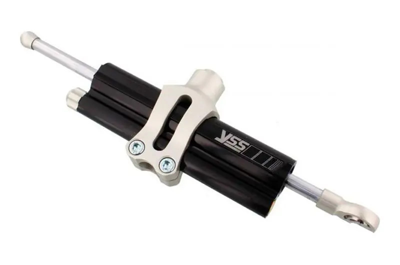Amortiguador de dirección YSS Top Line 78mm abrazadera Tipo B Negro | Yamaha / Kawasaki / KTM / Suzuki / Ducati ... Oferta Especial