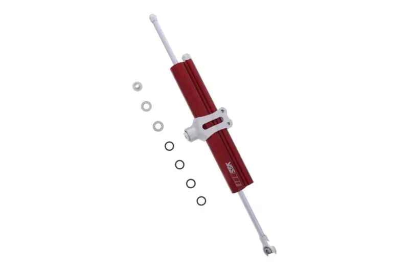 Pago Seguro Amortiguador de dirección YSS 150mm abrazadera B Rojo