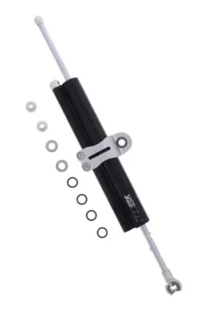 Amortiguador de dirección YSS 150mm abrazadera A Negro Rebajas