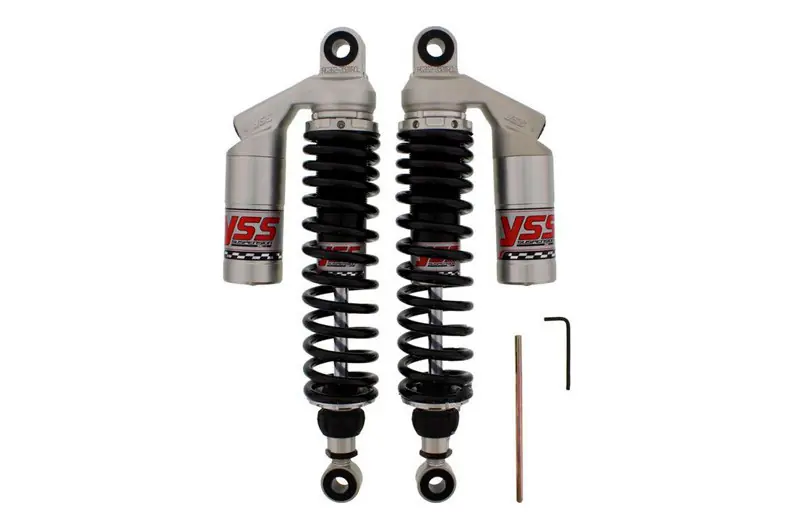 Amortiguadores YSS Twin Ajustable Gas 345-355mm | Kawasaki ER 500 C 2001-2006 / ER 500 D 2001-2006 Precio Reducido