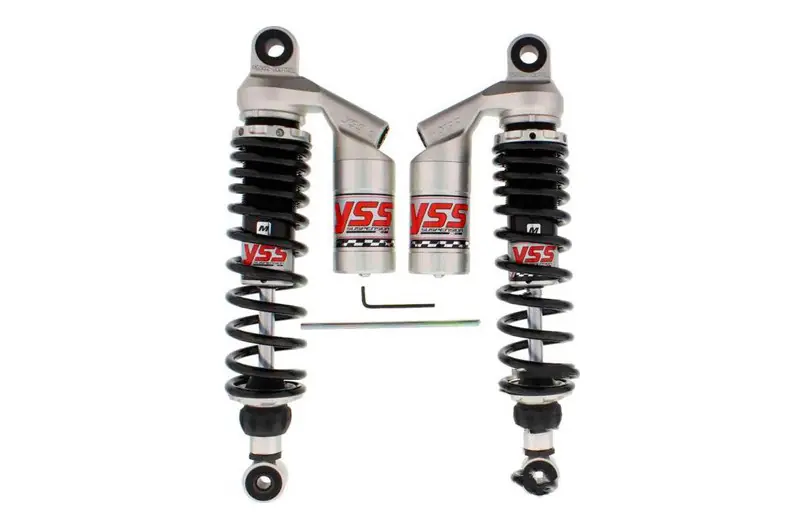 Mejor Calidad Amortiguadores YSS Twin Ajustable Gas 325-335mm | Yamaha XJR 1300 / Kawasaki Z 1000 A ...