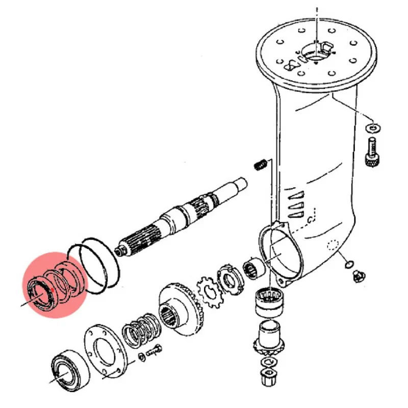 Reten Yanmar Sail Drive SD20-SD30 Pedido Al Por Mayor