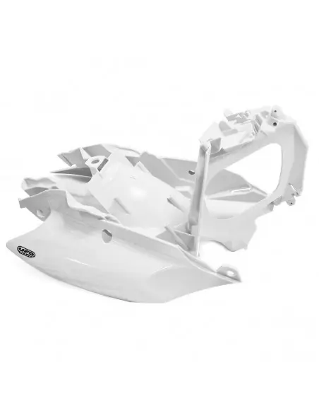 Envío Internacional CAJA FILTRO DE AIRE + TAPAS PORTANUMEROS UFO KTM BLANCO