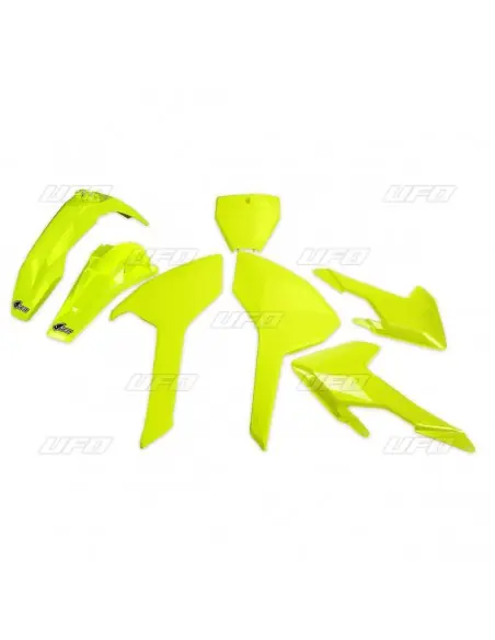 Stock Limitado KIT PLASTICOS UFO HUSQVARNA TC 125 16-17 AMARILLO FLUOR