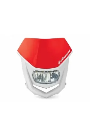De Moda PORTAFARO POLISPORT HALO LED HOMOLOGADO ROJO