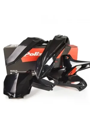 KIT PLASTICOS POLISPORT YAMAHA YZ 125/250 15-19 - COLOR NEGROS Oferta Limitada