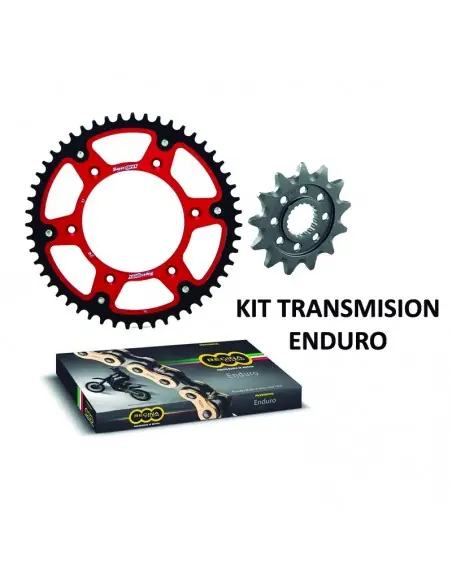 Profesional KIT DE TRANSMISION COMPLETO ENDURO REGINA ZRA - CORONA MIXTA - PIÑON ACERO
