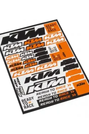 HOJA DE ADHESIVOS LOGO KTM Exclusivo