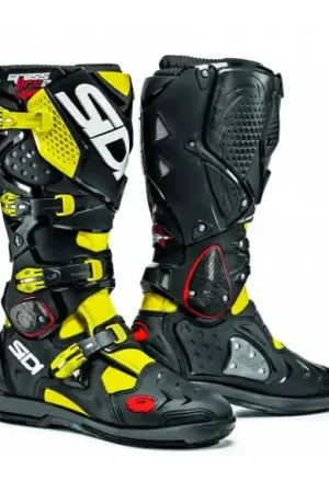 BOTAS SIDI CROSSFIRE 2 SRS NEGRA-AMARILLO FLUOR Descuento