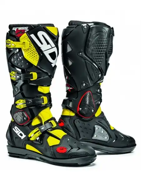 BOTAS SIDI CROSSFIRE 2 SRS NEGRA-AMARILLO FLUOR Descuento