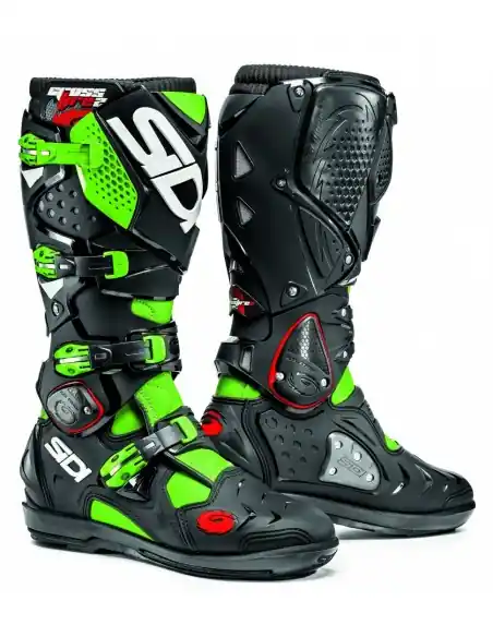 BOTAS SIDI CROSSFIRE 2 SRS NEGRA-VERDE Entrega Rápida