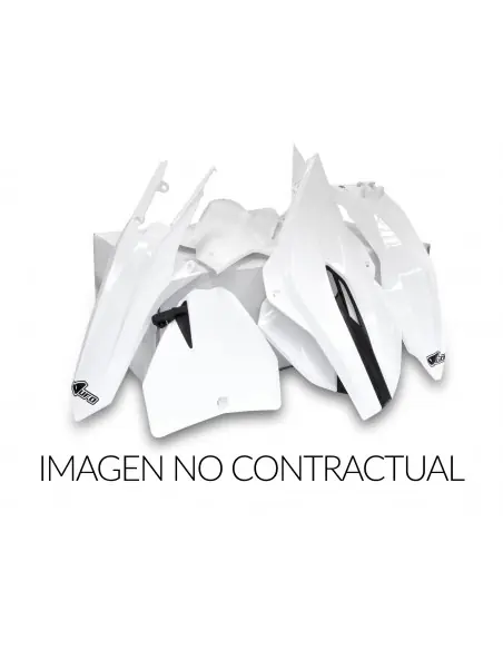 KIT PLASTICOS UFO HUSQVARNA FE 250/350/450/501 2014 BLANCOS Edición Limitada